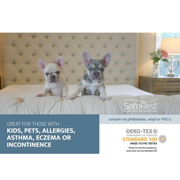 SafeRest - 100% Waterproof Mattress Protector - Twin XL - Picture 3 of 9